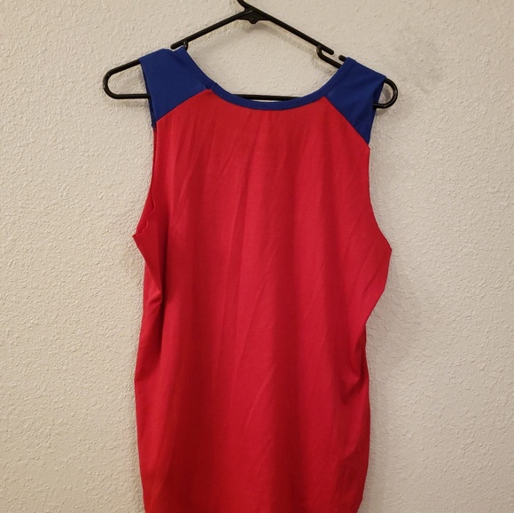 'MERICA Y'ALL RED AND BLUE PATRIOTIC TANK - Picture 3 of 3